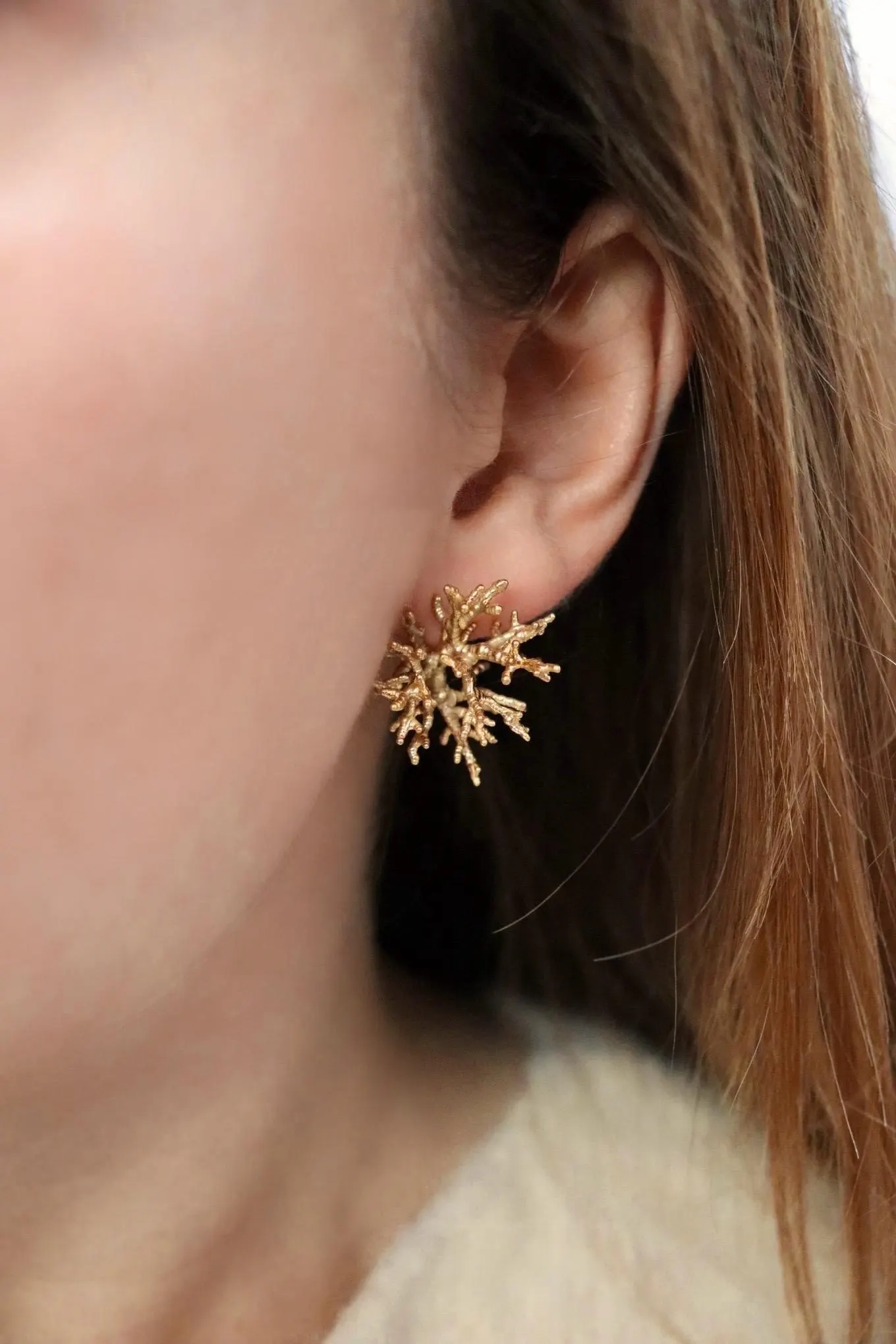 Boucles d’oreilles corail – Image 8