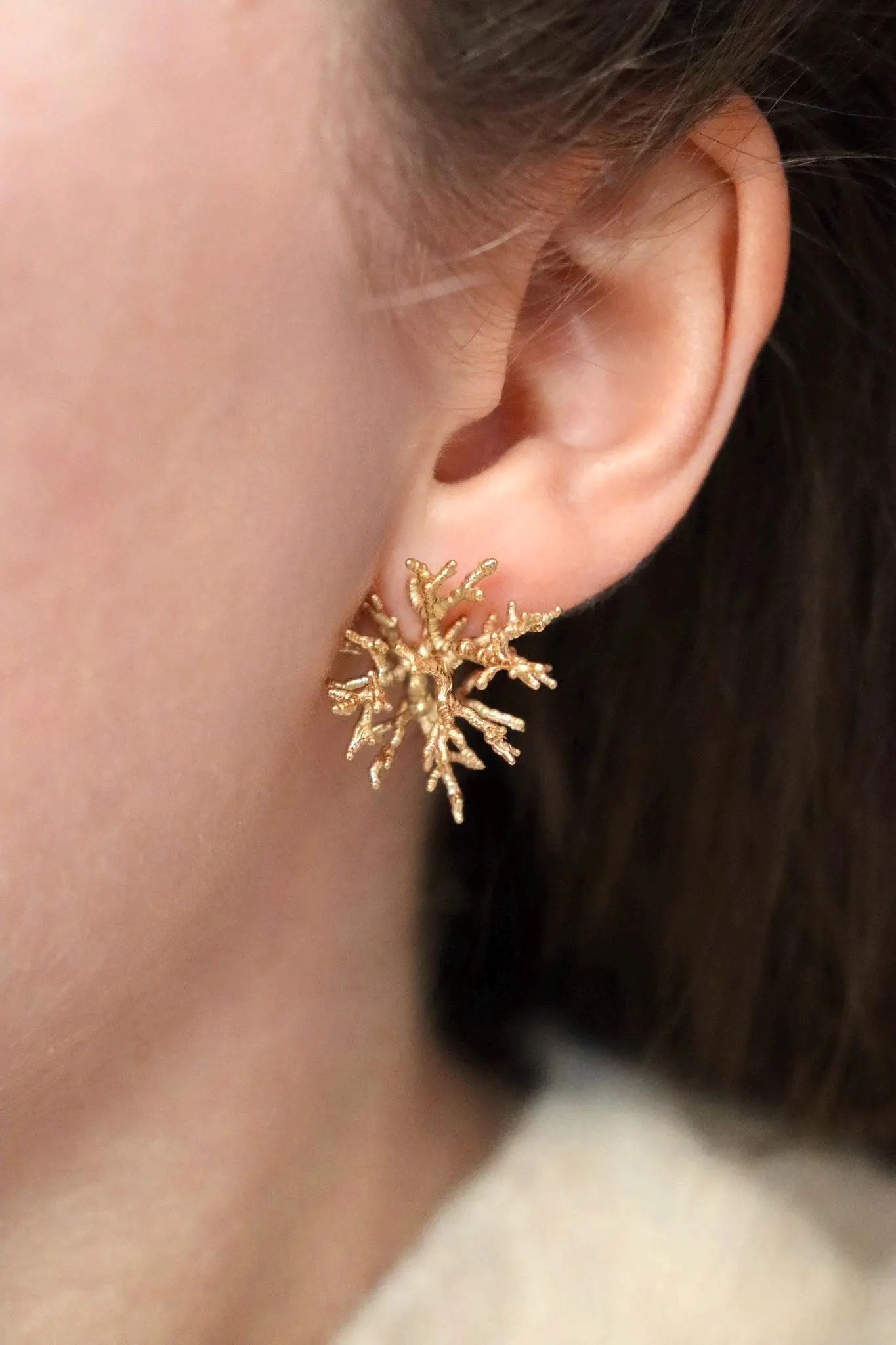 Boucles d’oreilles corail – Image 6