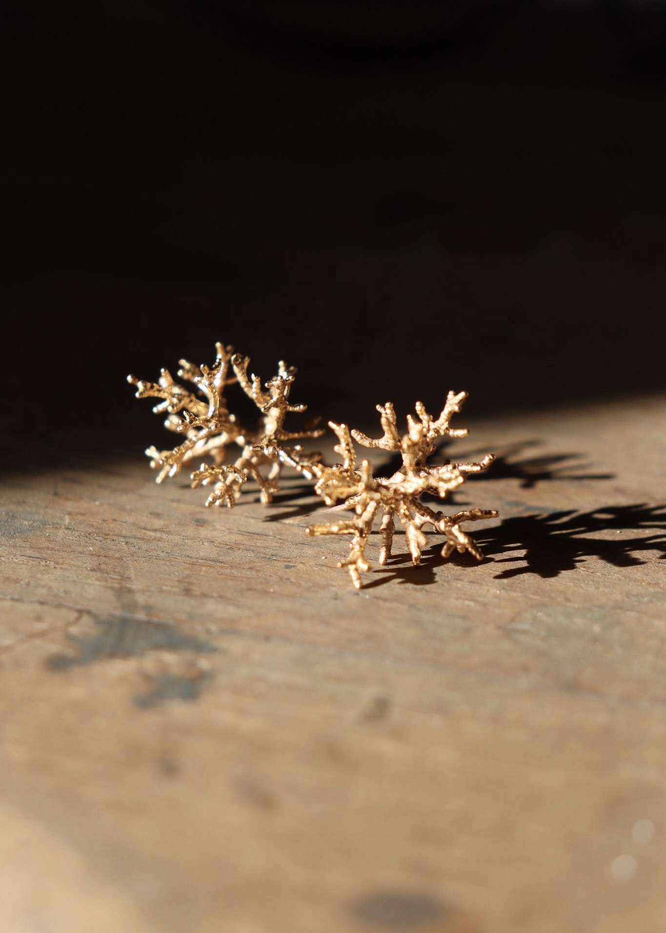 Boucles d’oreilles corail – Image 3