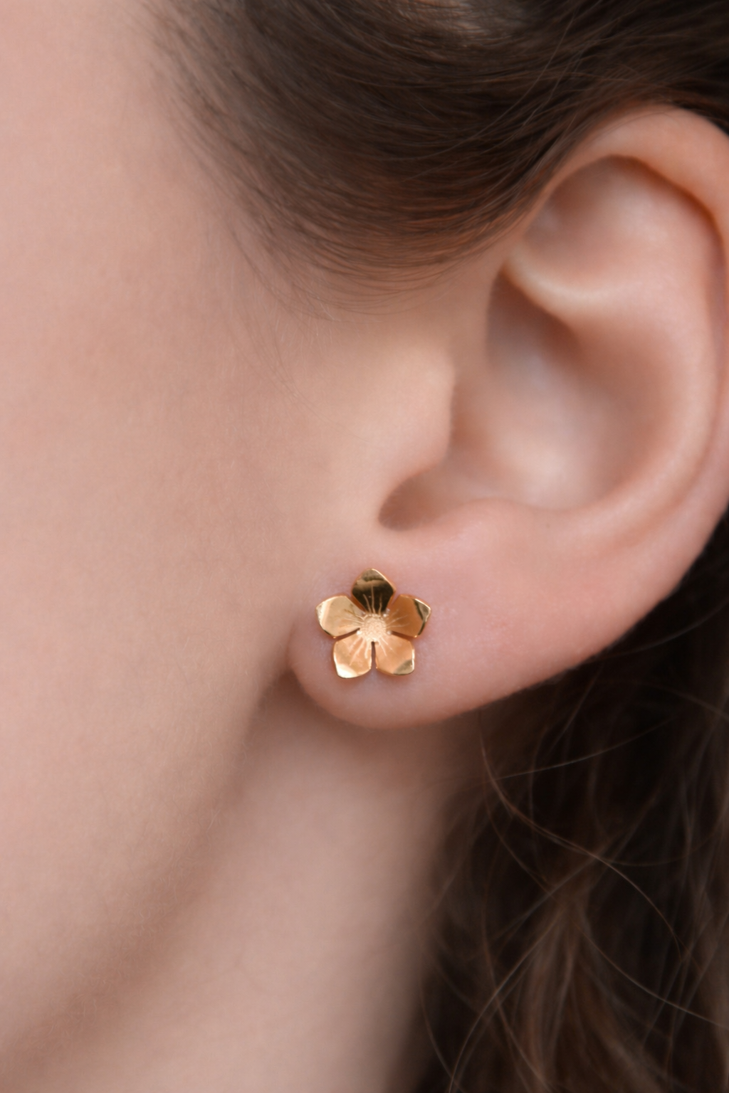 Boucles d'oreilles Violettes deux en une – Image 2