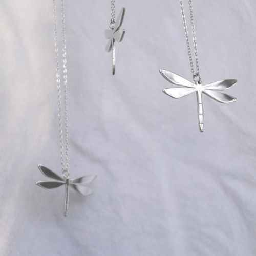 Pendentif libellule en argent 925