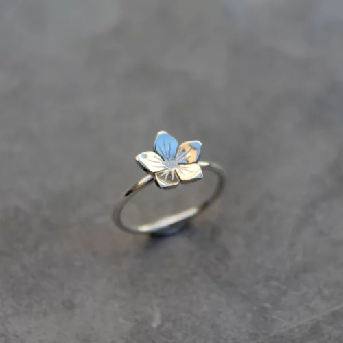 Bague Violette en argent 925