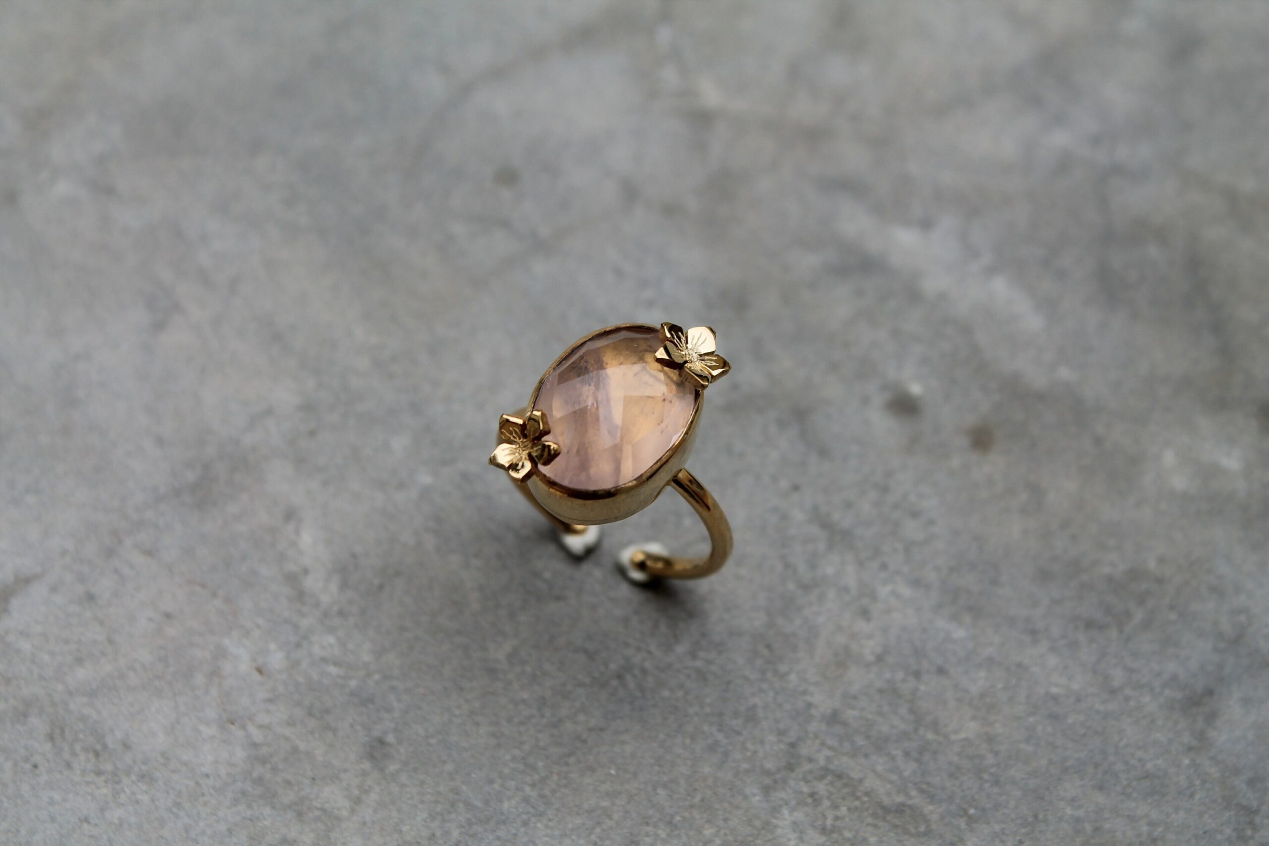 Bague violettes et quartz rose – Image 3