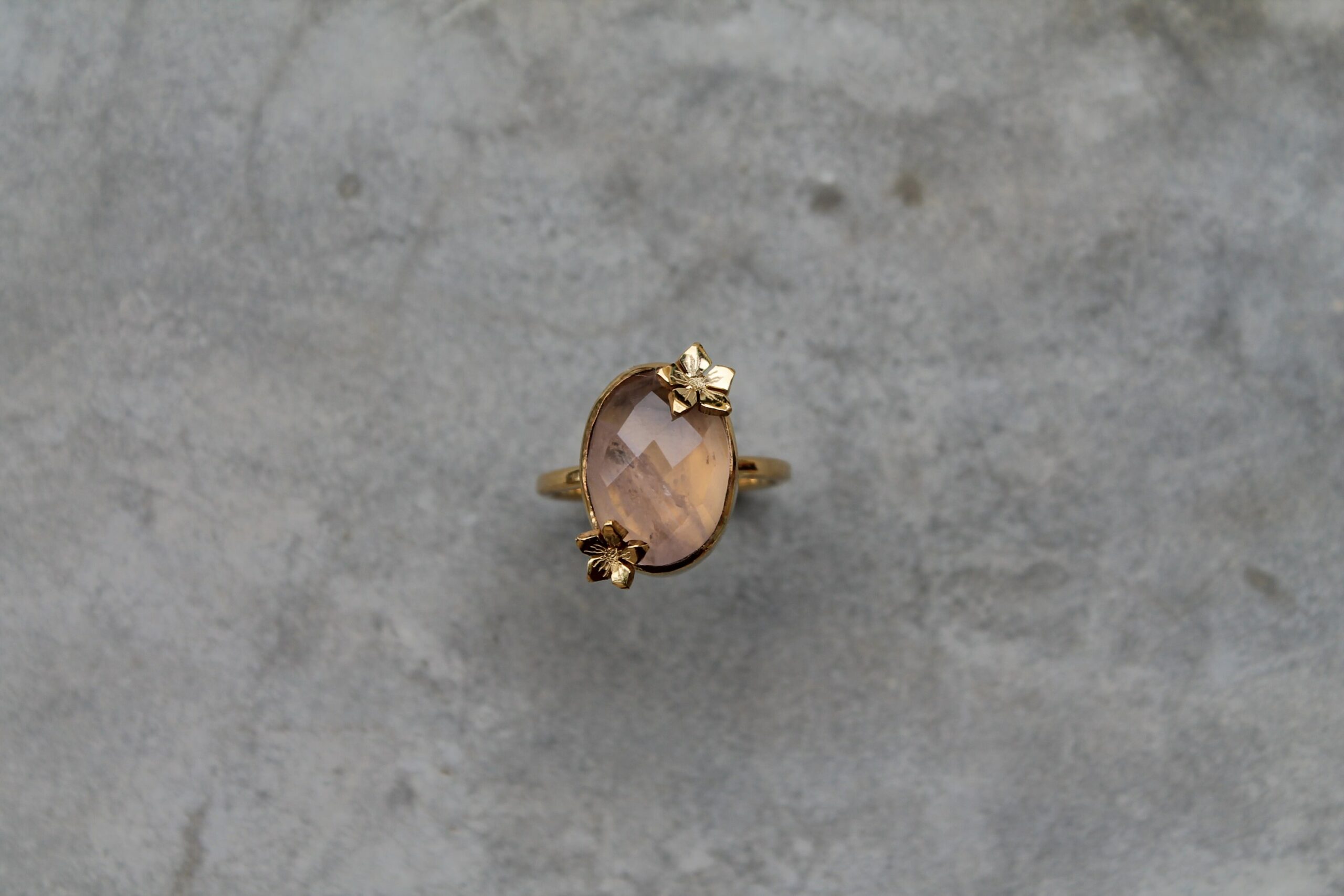 Bague violettes et quartz rose – Image 4