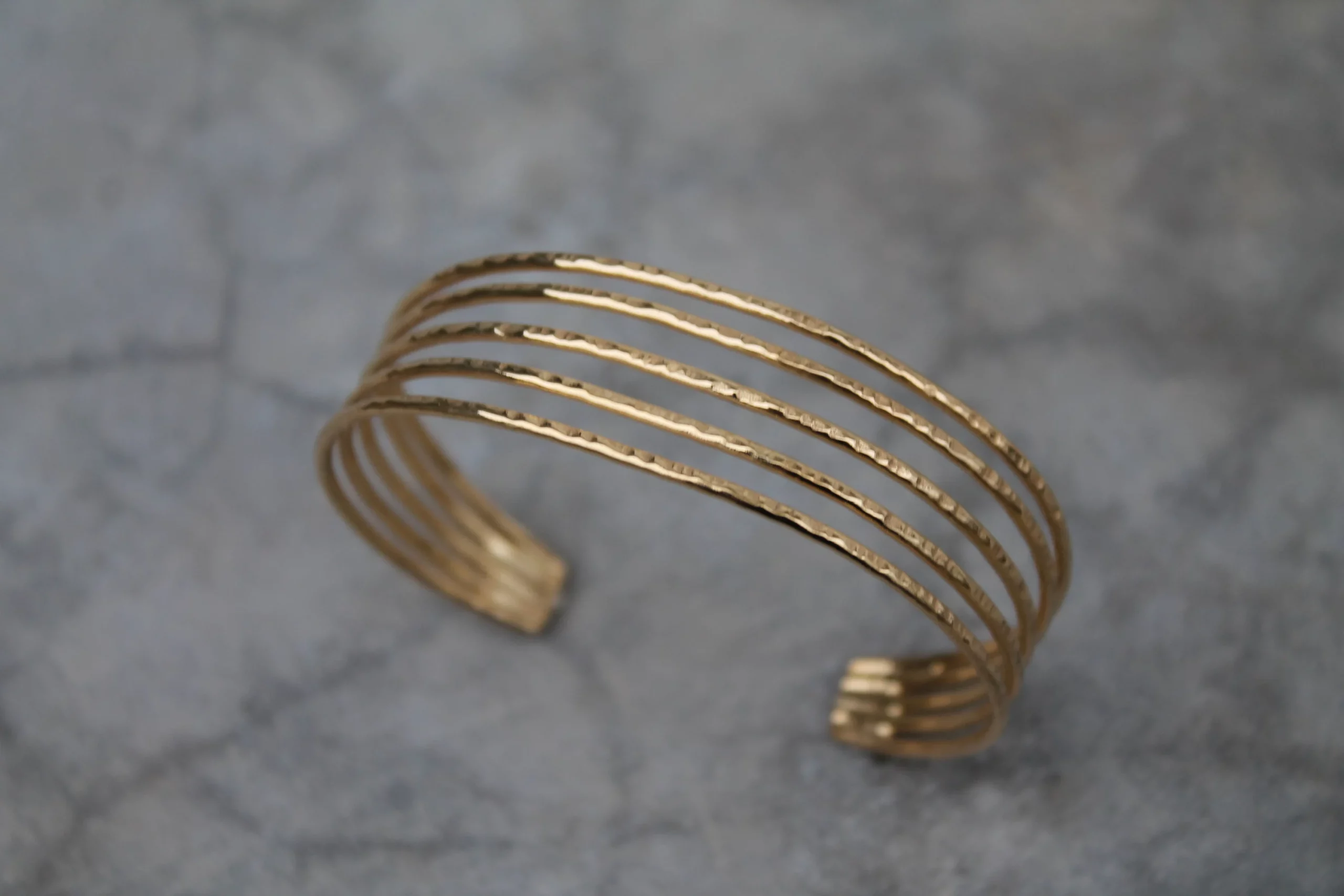 Bracelet joncs martelés – Image 2