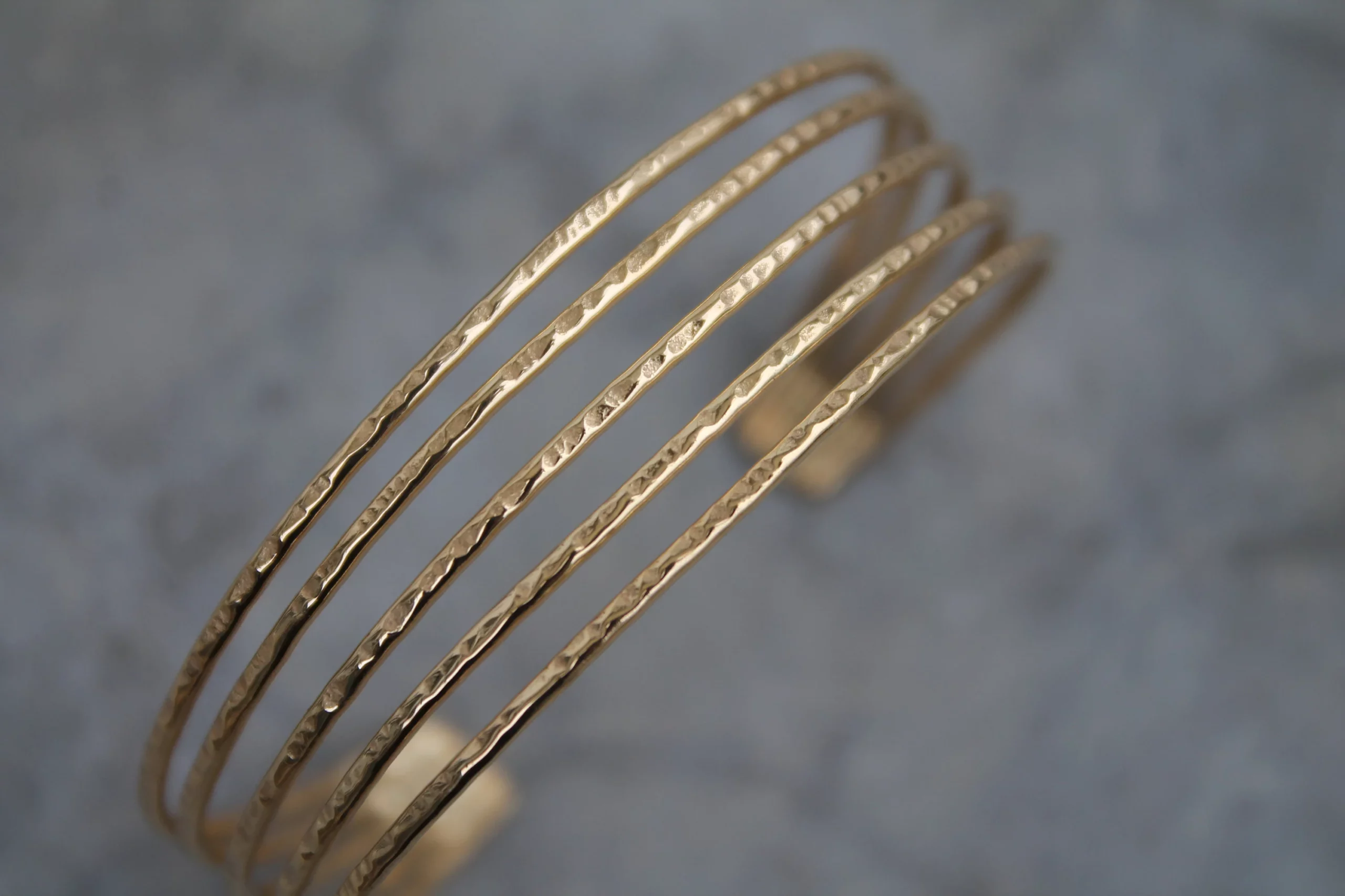 Bracelet joncs martelés – Image 3
