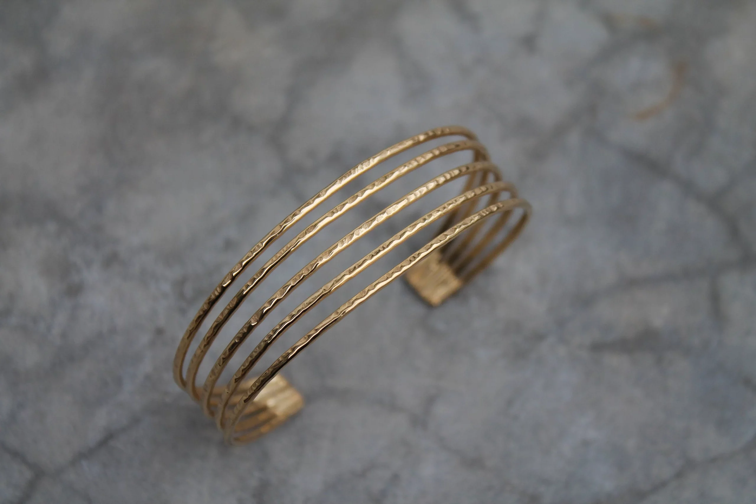 Bracelet joncs martelés – Image 5