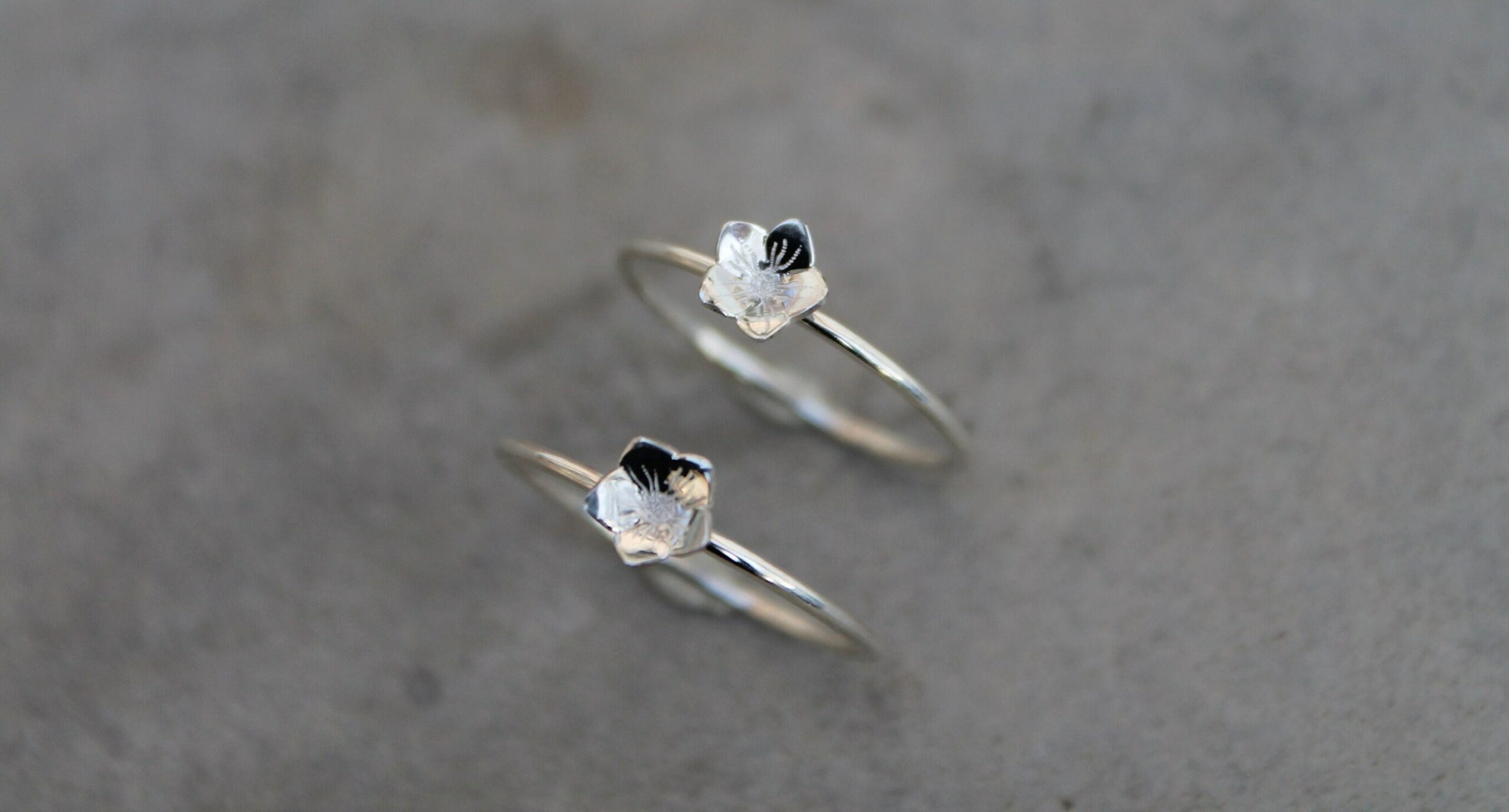 Set de bagues Violettes en argent 925 – Image 5