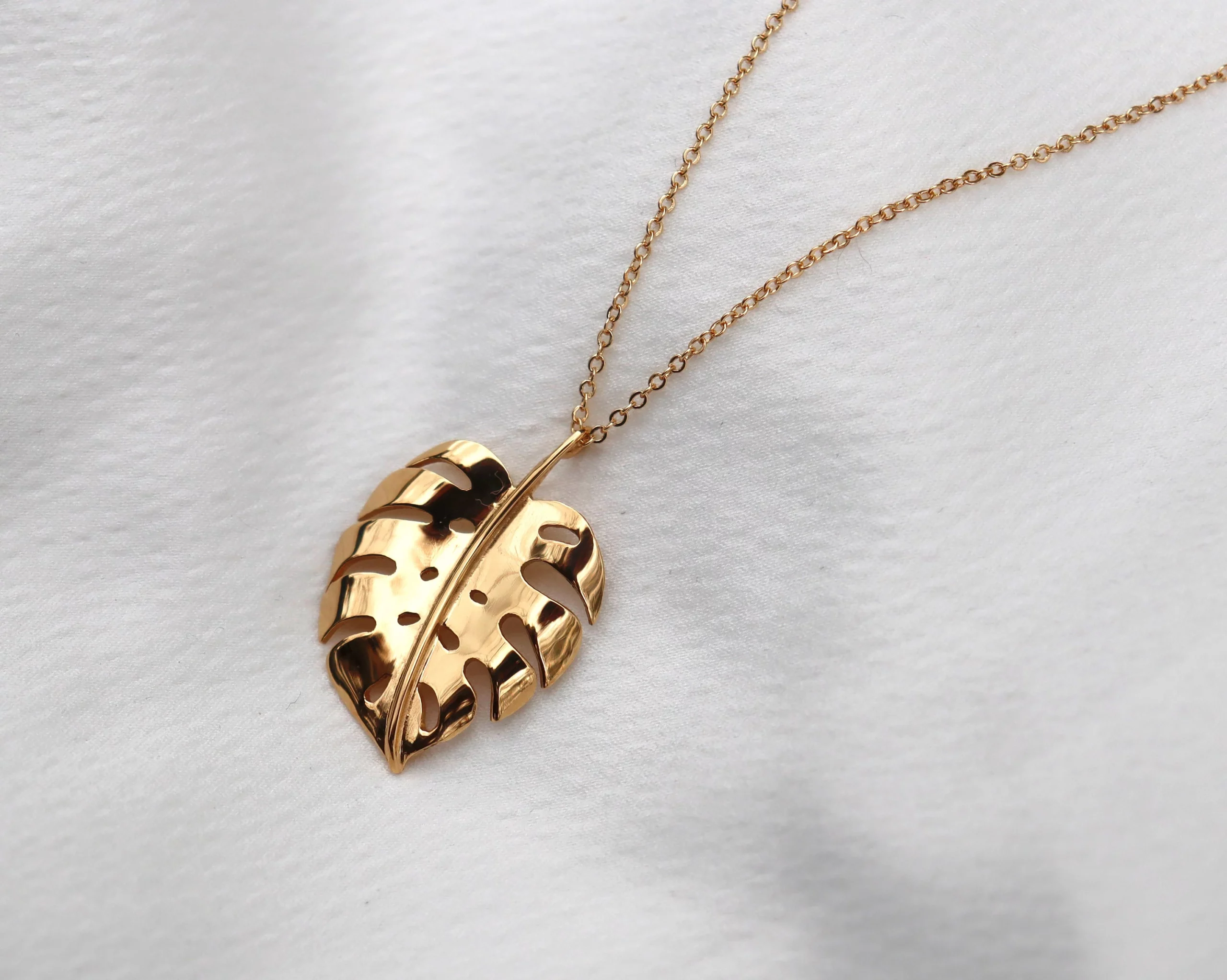 Pendentif feuille de monstera – Image 3