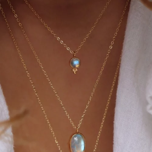 Mini pendentif pierre de lune
