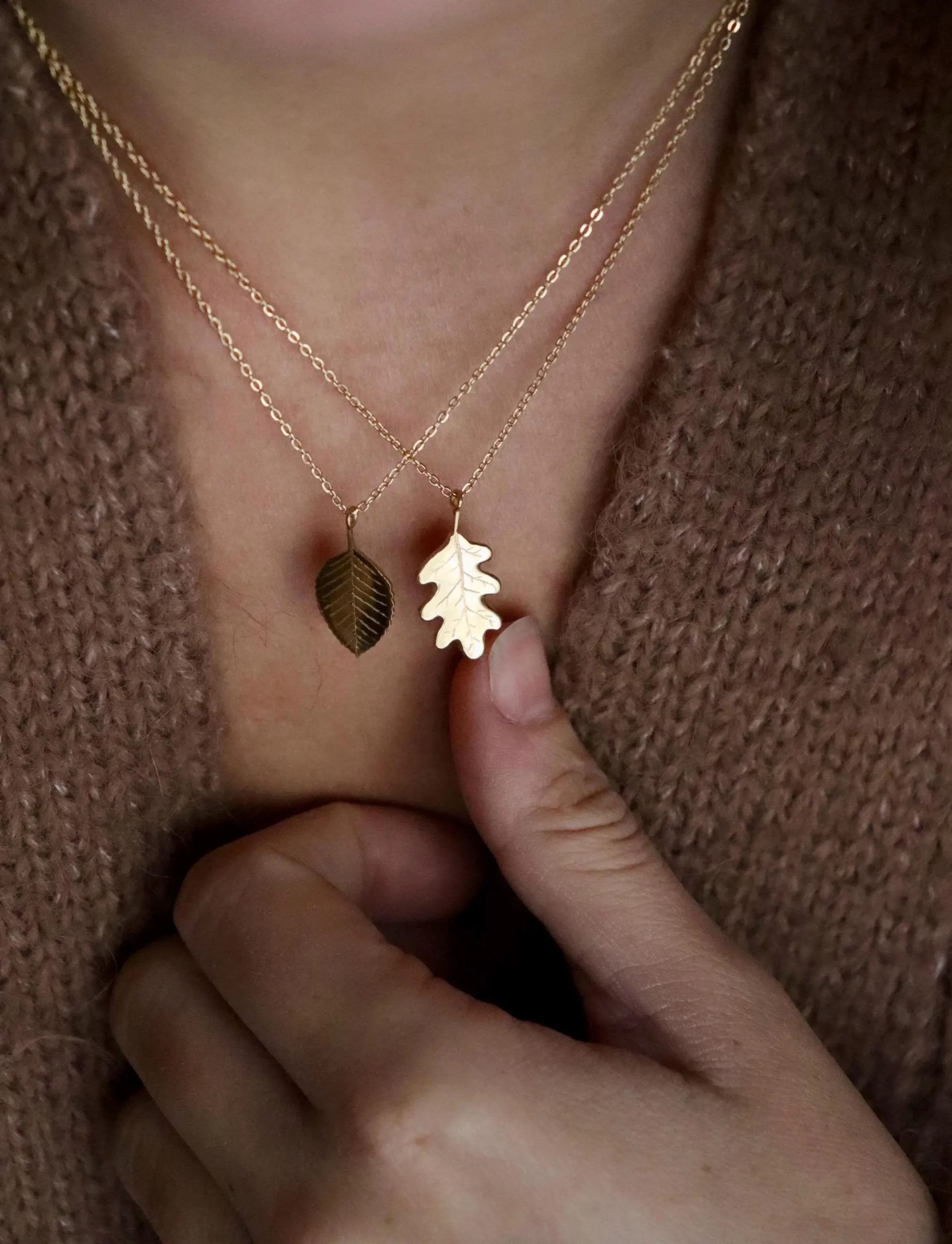Pendentif feuille de chêne – Image 5