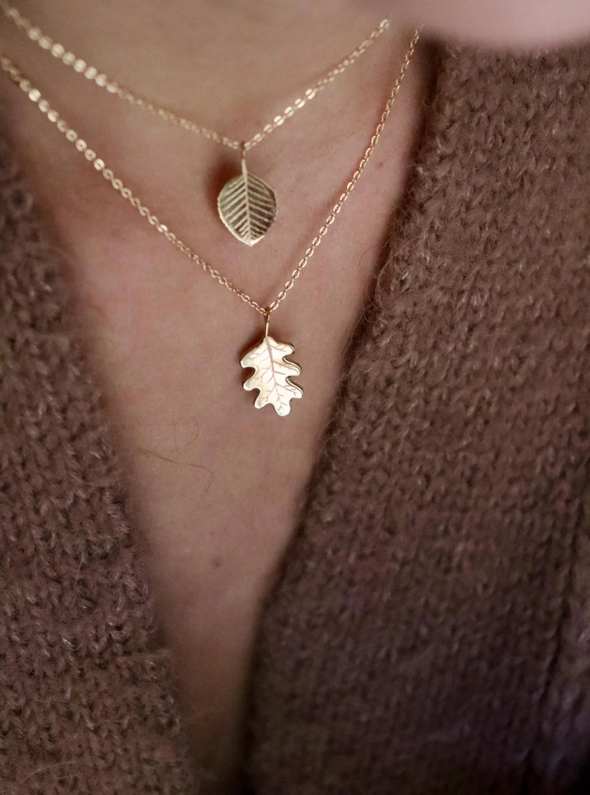Pendentif feuille de chêne – Image 6